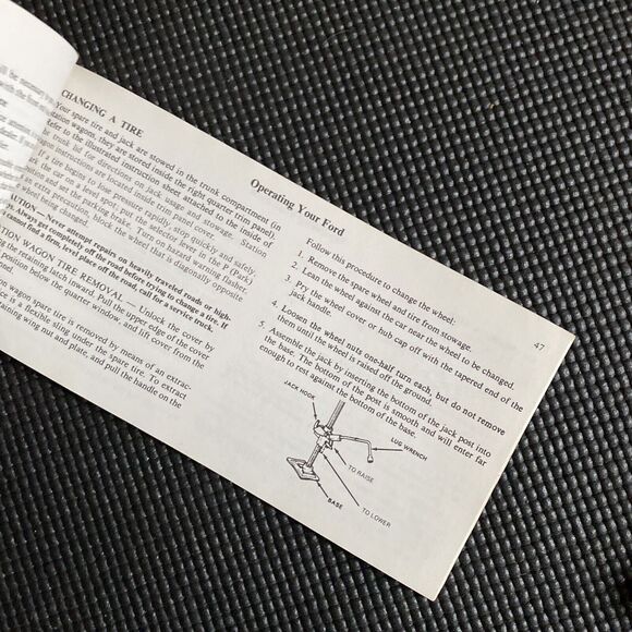 Ford 1973 Owners Manual VTG Performance American Made - Picture 9 of 9